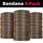 Mali Mud Cloth Neck Gaiter Traditional Bologan Pattern - African Pride