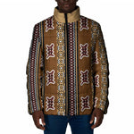 Mali Bologan Mud Cloth Pattern Padded Jacket