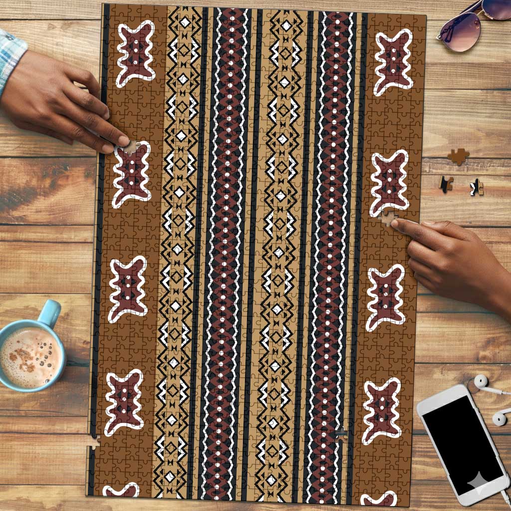 Mali Bologan Mud Cloth Pattern Puzzle