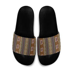 Mali Bologan Mud Cloth Pattern Slide Sandals