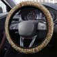 Mali Mud Cloth Steering Wheel Cover Traditional Bologan Pattern - African Pride
