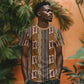 Mali Mud Cloth T shirt Traditional Bologan Pattern - African Pride