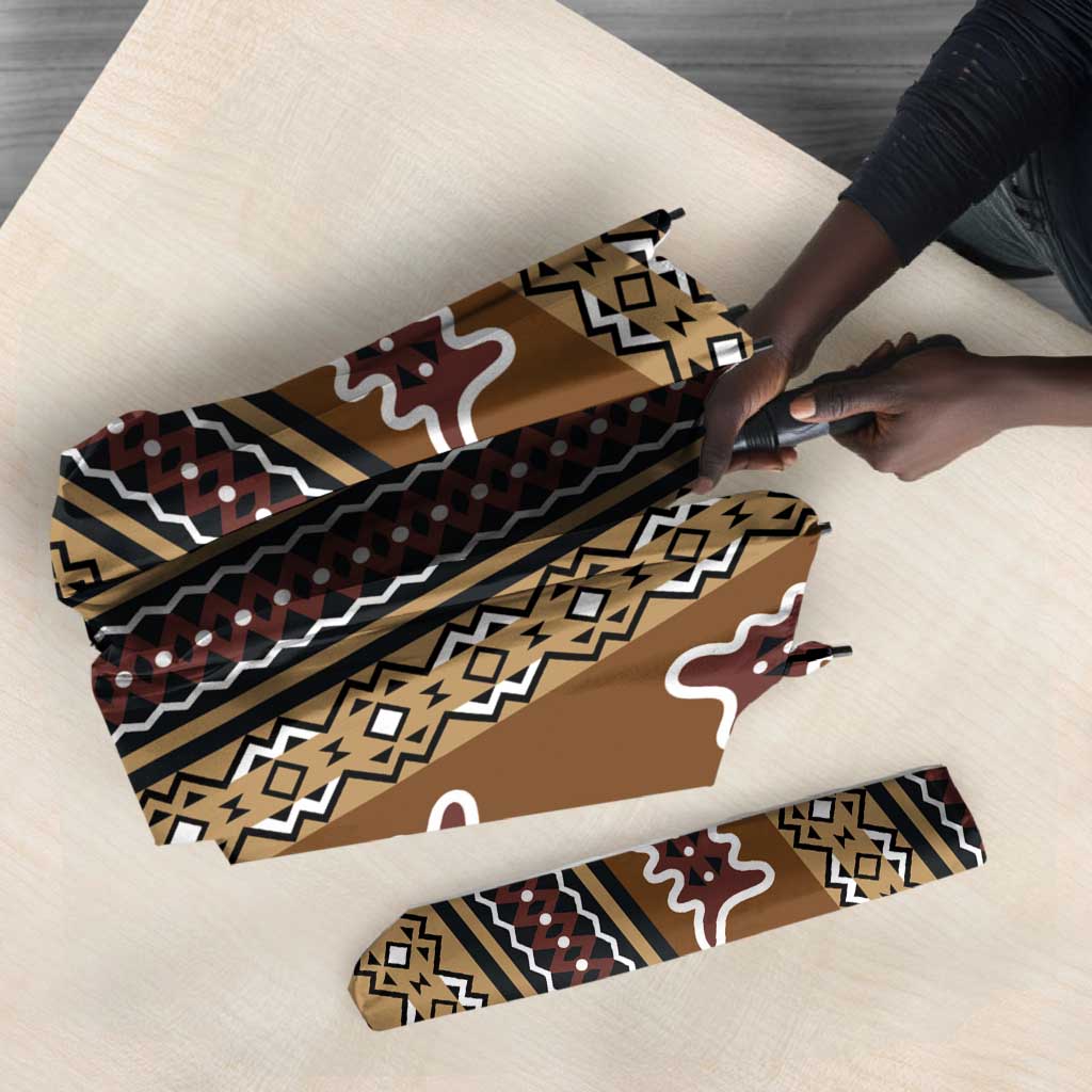 Mali Bologan Mud Cloth Pattern Umbrella