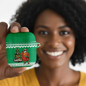 Nigeria Christmas AirPods Case Black Santa With Jollof Rice