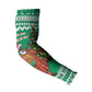 Personalized Nigeria Christmas Arm Sleeves Black Santa With Jollof Rice