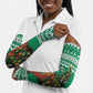 Personalized Nigeria Christmas Arm Sleeves Black Santa With Jollof Rice