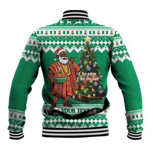 Personalized Afro Christmas in Nigeria Baseball Jacket Eku Odun Eku IyeDun - African Pride
