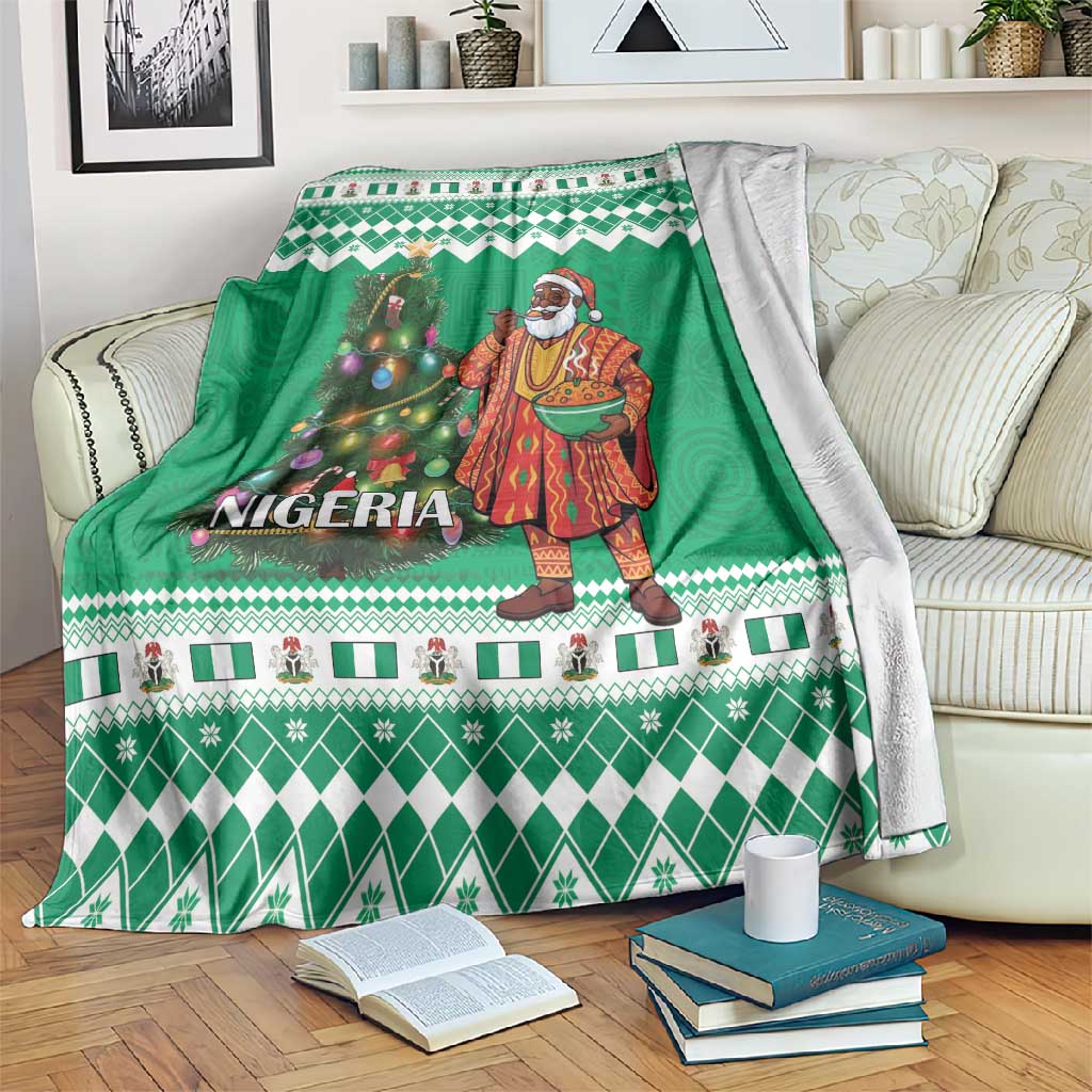 Afro Christmas in Nigeria Blanket Eku Odun Eku IyeDun - African Pride