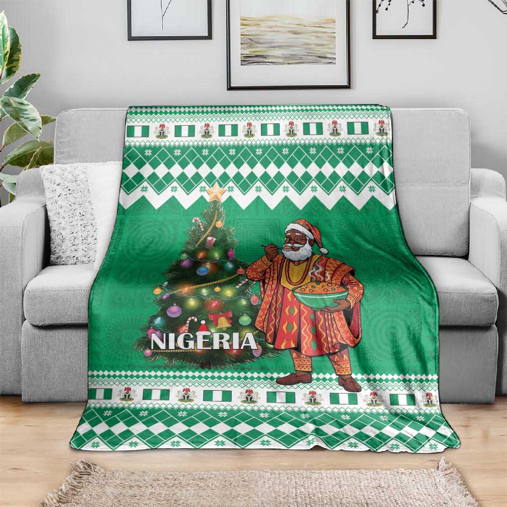 Afro Christmas in Nigeria Blanket Eku Odun Eku IyeDun - African Pride