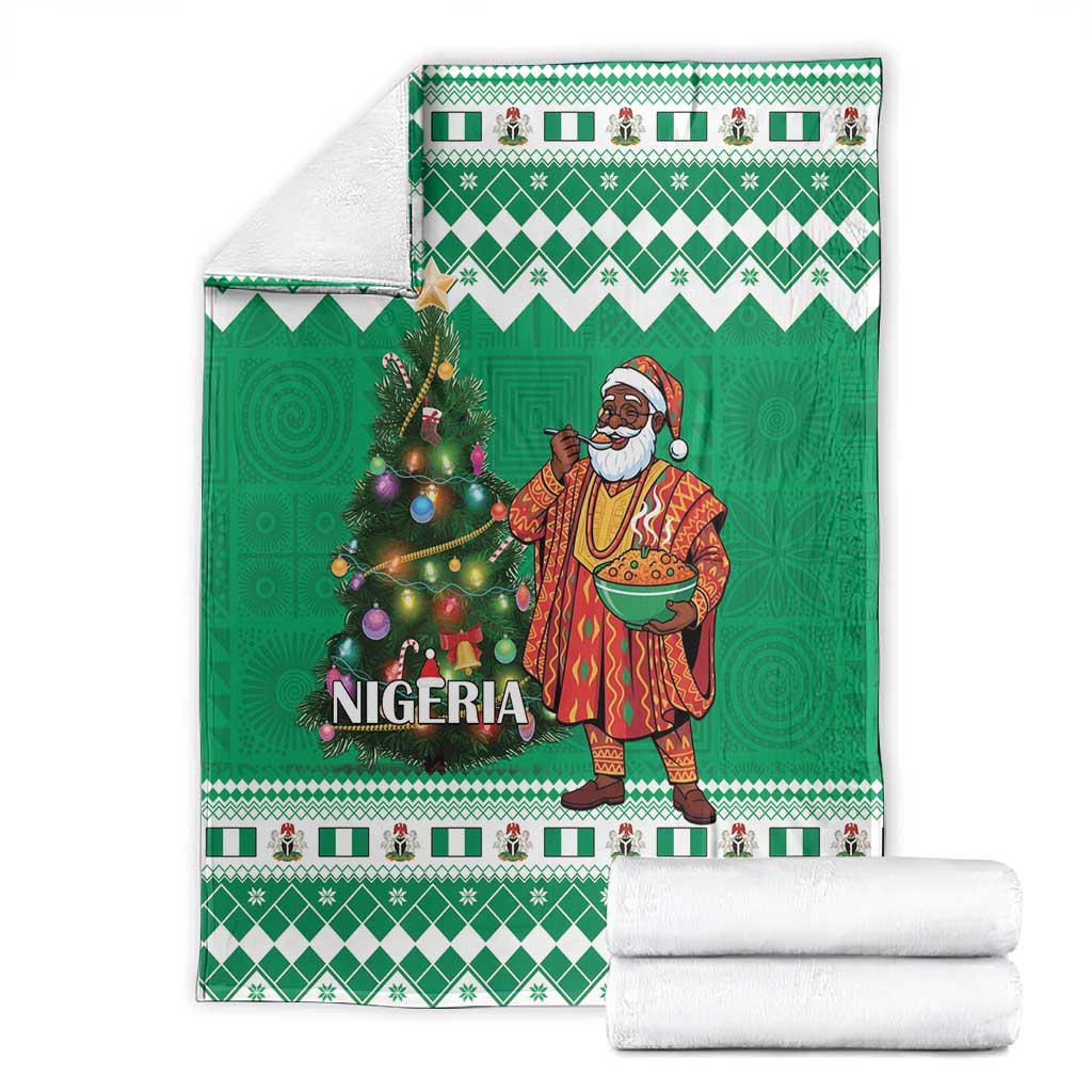 Afro Christmas in Nigeria Blanket Eku Odun Eku IyeDun - African Pride