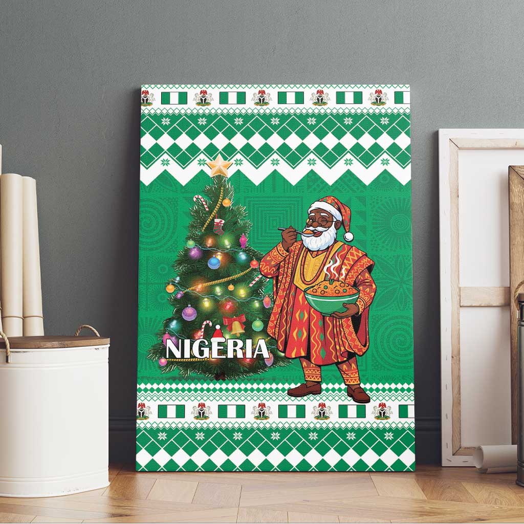 Afro Christmas in Nigeria Canvas Wall Art Eku Odun Eku IyeDun - African Pride