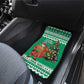 Personalized Afro Christmas in Nigeria Car Mats Eku Odun Eku IyeDun - African Pride
