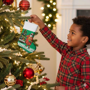 Afro Christmas in Nigeria Christmas Stocking Eku Odun Eku IyeDun - African Pride