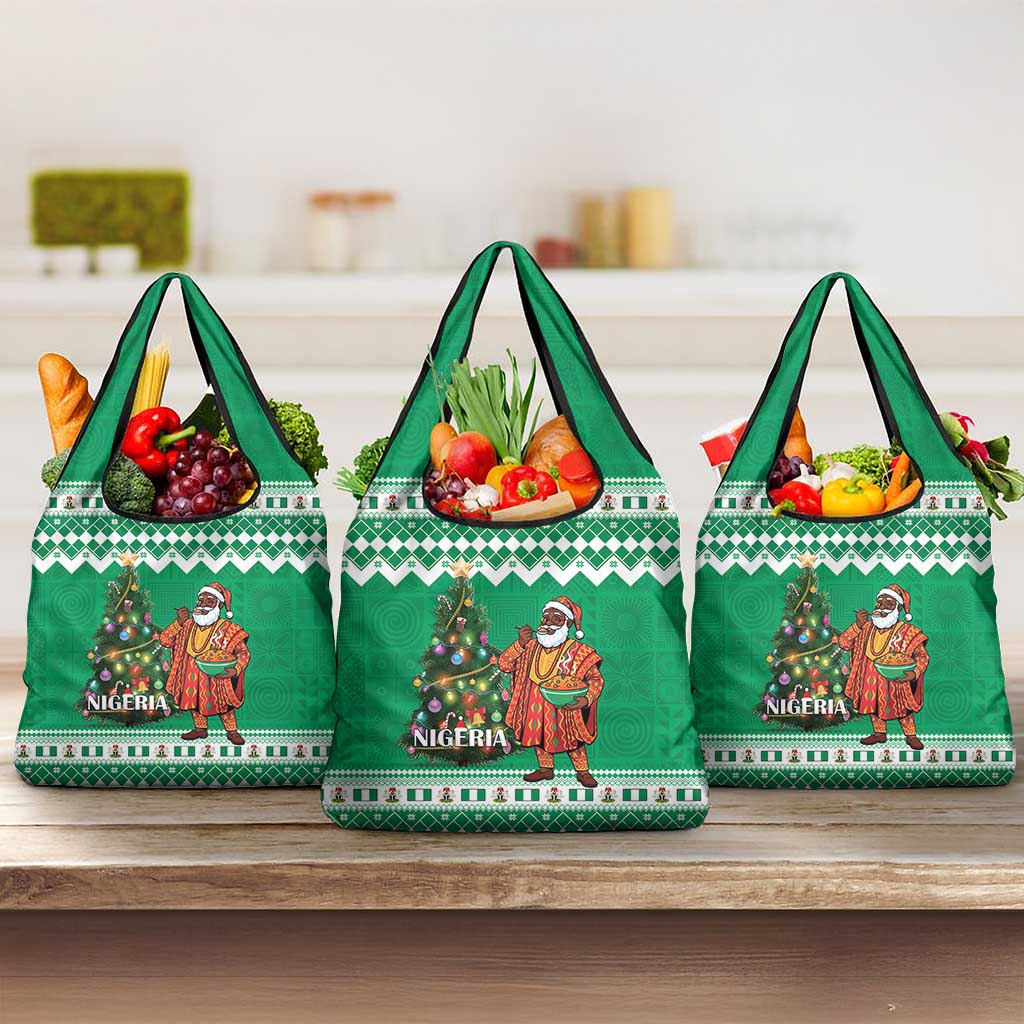 Afro Christmas in Nigeria Grocery Bag Eku Odun Eku IyeDun - African Pride