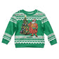 Personalized Afro Christmas in Nigeria Kid Ugly Christmas Sweater Eku Odun Eku IyeDun - African Pride