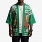 Personalized Nigeria Christmas Kimono Black Santa With Jollof Rice