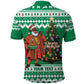 Personalized Afro Christmas in Nigeria Polo Shirt Eku Odun Eku IyeDun - African Pride