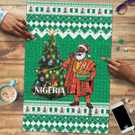 Nigeria Christmas Puzzle Black Santa With Jollof Rice