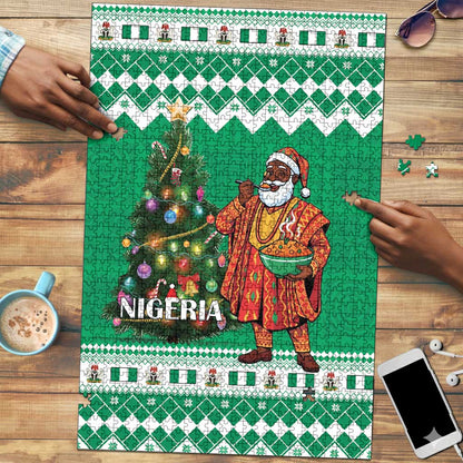 Nigeria Christmas Puzzle Black Santa With Jollof Rice