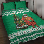 Afro Christmas in Nigeria Quilt Bed Set Eku Odun Eku IyeDun - African Pride
