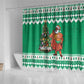 Afro Christmas in Nigeria Shower Curtain Eku Odun Eku IyeDun - African Pride