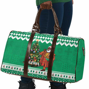 Nigeria Christmas Travel Bag Black Santa With Jollof Rice