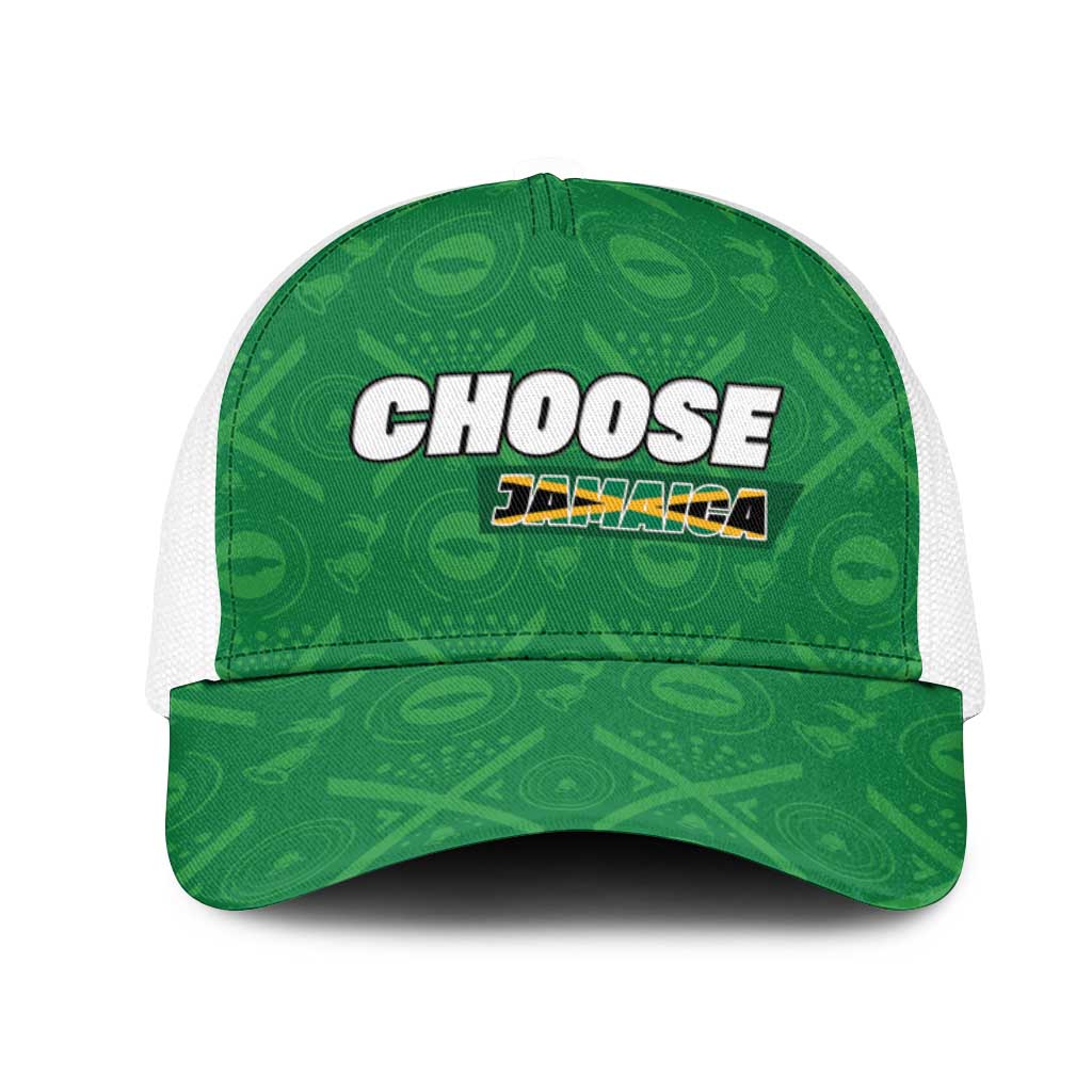 JLP Jamaica Labour Party Baseball Net Cap Build Back Stronger - African Pride