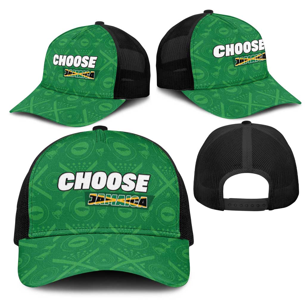 JLP Jamaica Labour Party Baseball Net Cap Build Back Stronger - African Pride