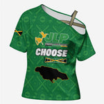 Personalized Jamaica Labour Party Cross Shoulder Shirt Choose Jamica
