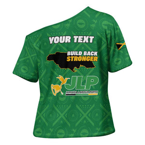 Personalized Jamaica Labour Party Cross Shoulder Shirt Choose Jamica