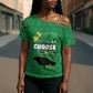 Personalized Jamaica Labour Party Cross Shoulder Shirt Choose Jamica