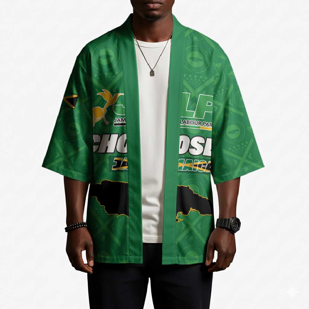 Personalized Jamaica Labour Party Kimono Choose Jamica