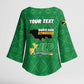Personalized Jamaica Labour Party Kimono Sleeve Blouse Choose Jamica
