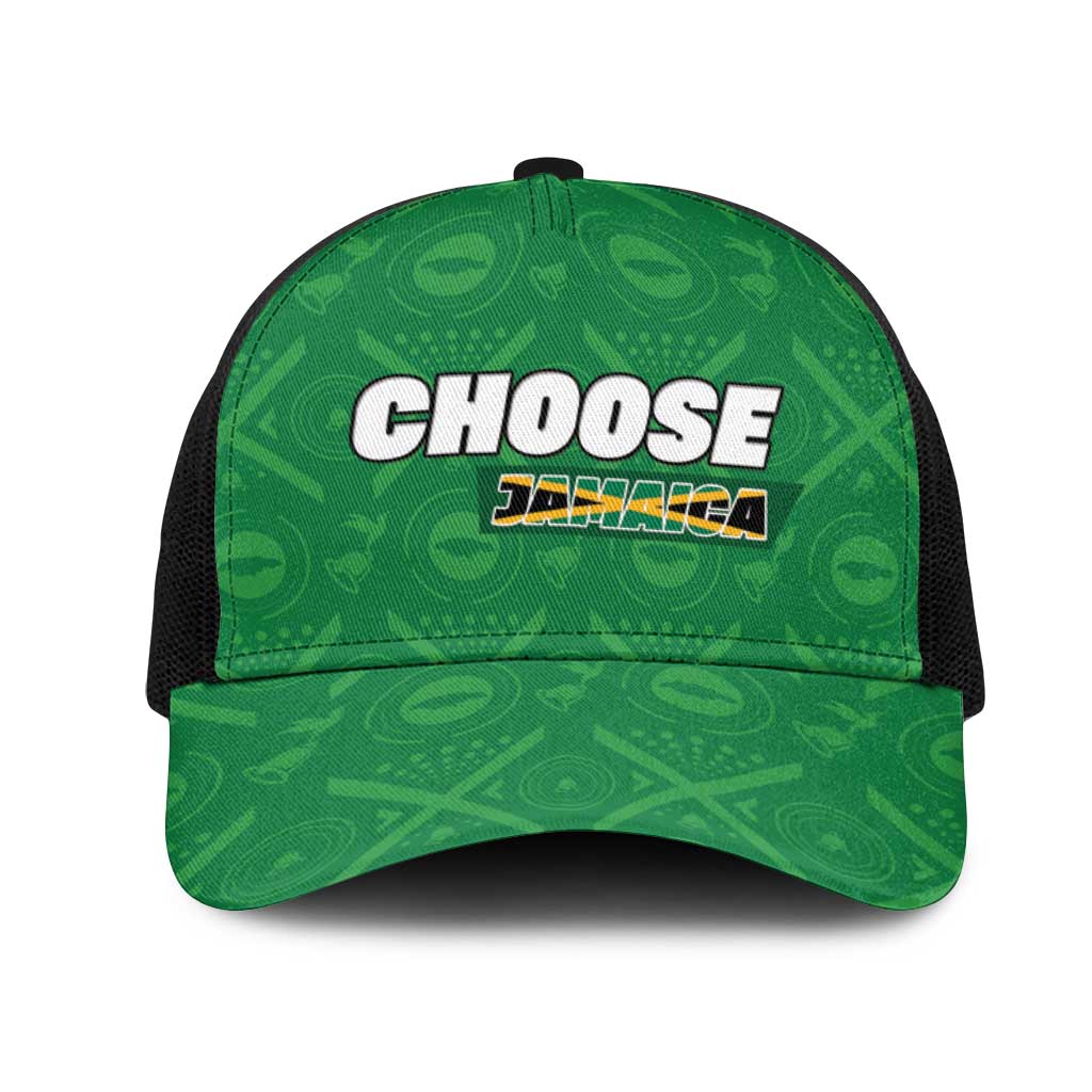 JLP Jamaica Labour Party Mesh Trucker Cap Build Back Stronger - African Pride