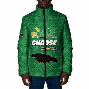 Personalized Jamaica Labour Party Padded Jacket Choose Jamica