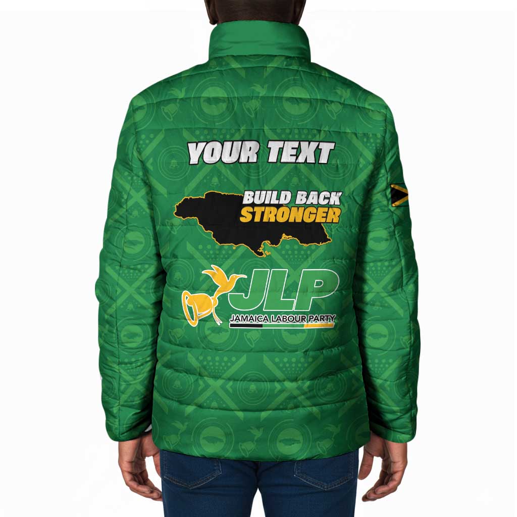 Personalized Jamaica Labour Party Padded Jacket Choose Jamica