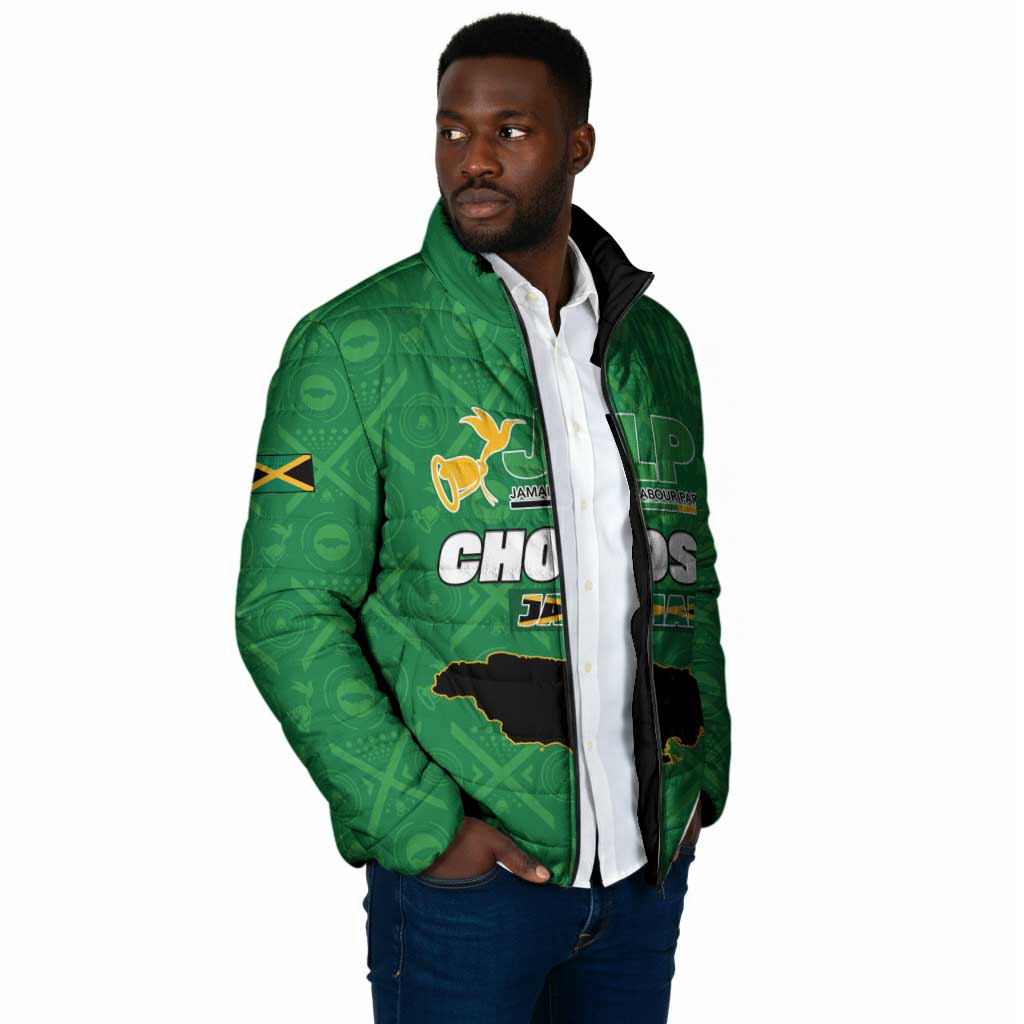 Personalized Jamaica Labour Party Padded Jacket Choose Jamica