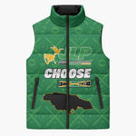 Personalized Jamaica Labour Party Sleeveless Puffer Jacket Choose Jamica
