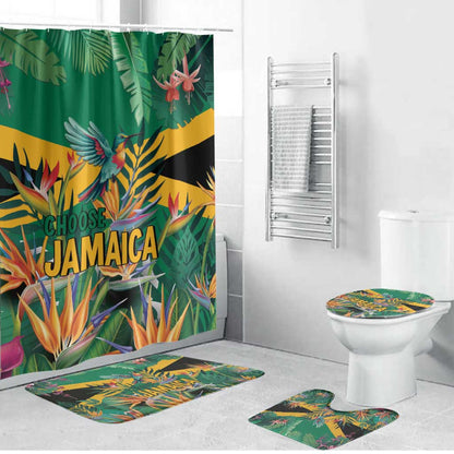 JLP 1PM Holness Bathroom Set Jamaica Labour Party - Tropical Style