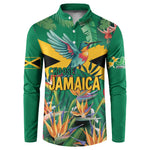 JLP 1PM Holness Button Sweatshirt Jamaica Labour Party - Tropical Style