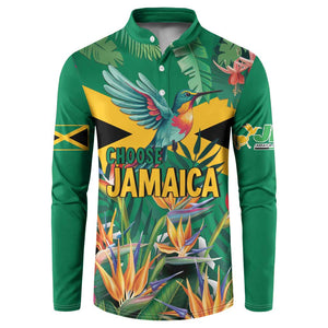 JLP 1PM Holness Button Sweatshirt Jamaica Labour Party - Tropical Style