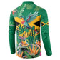 JLP 1PM Holness Button Sweatshirt Jamaica Labour Party - Tropical Style