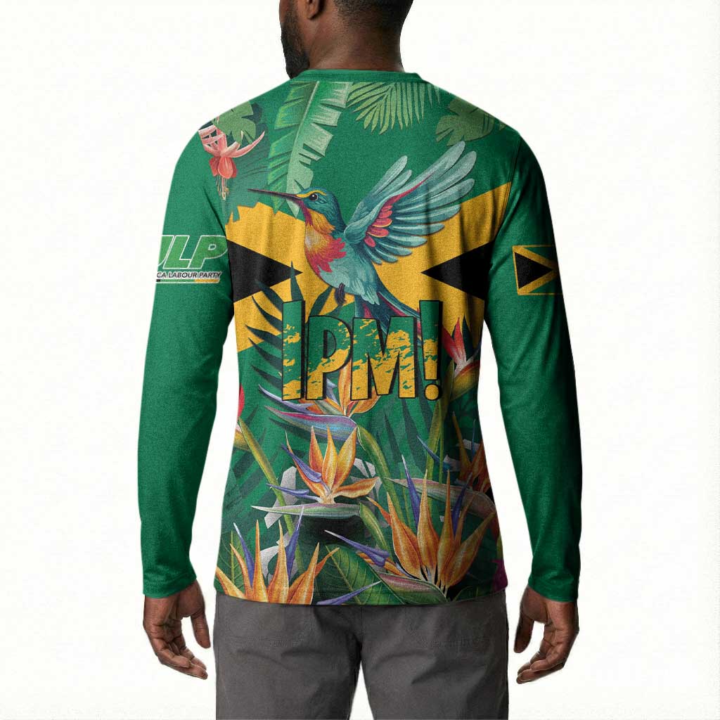 JLP 1PM Holness Button Sweatshirt Jamaica Labour Party - Tropical Style