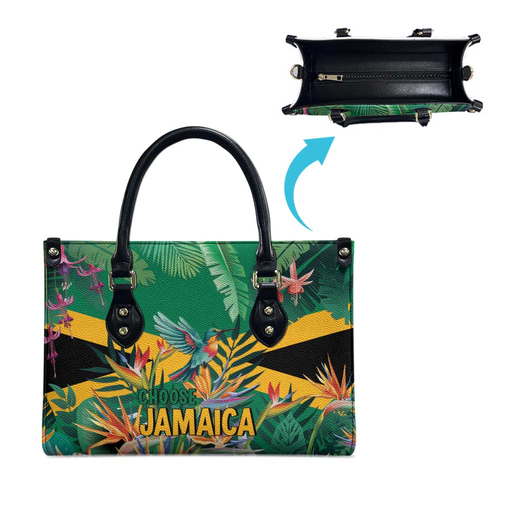 JLP 1PM Holness Leather Bag Jamaica Labour Party - Tropical Style