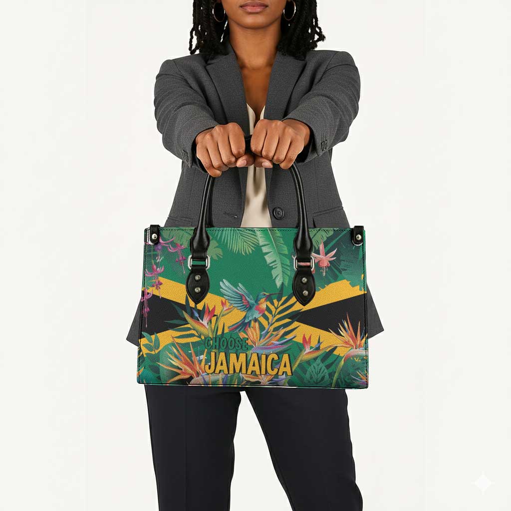 JLP 1PM Holness Leather Bag Jamaica Labour Party - Tropical Style