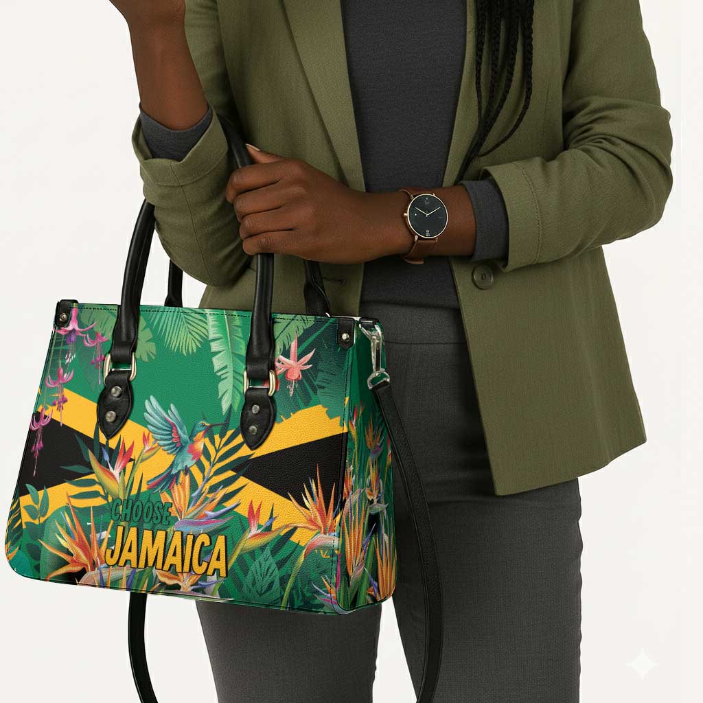 JLP 1PM Holness Leather Bag Jamaica Labour Party - Tropical Style