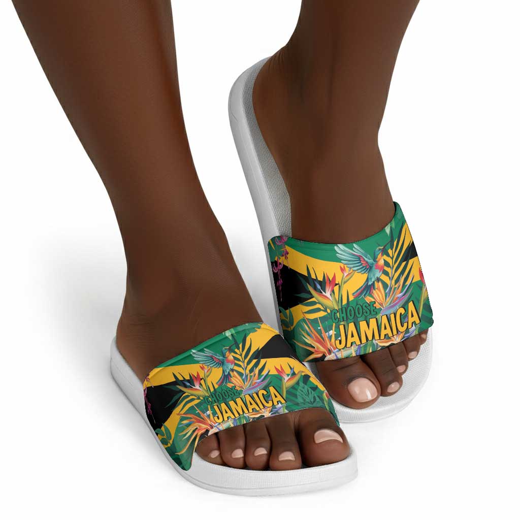 JLP 1PM Holness Slide Sandals Jamaica Labour Party - Tropical Style