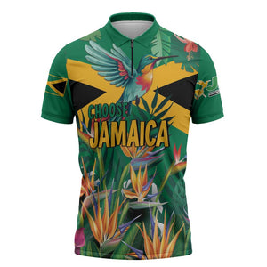 JLP 1PM Holness Zipper Polo Shirt Jamaica Labour Party - Tropical Style