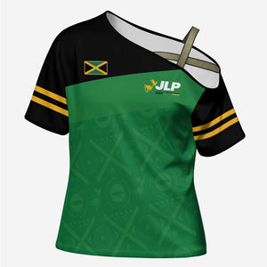 Personalized Jamaica Labour Party Cross Shoulder Shirt Proud Supporters