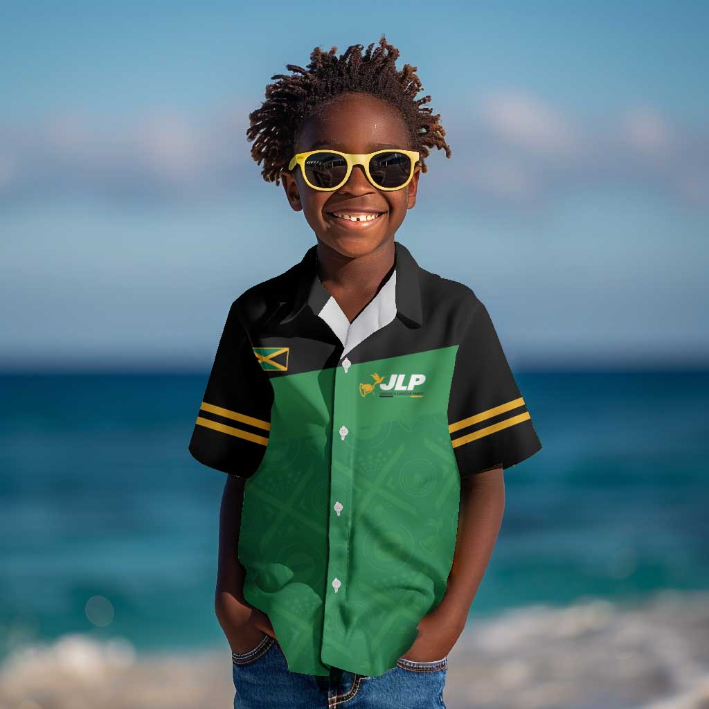 Personalized Jamaica Labour Party Supporters Kid Hawaiian Shirt - African Pride